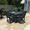 Highwood Usa Lehigh 5pc Square Outdoor Patio Furniture Dining Set AD-DNL44-FBE - alternate 3